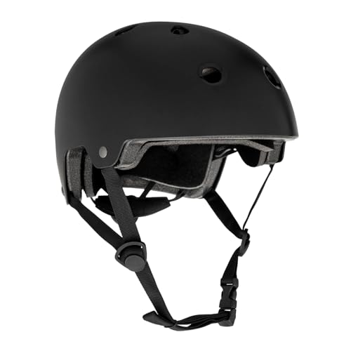 ATTABO Unisex-Youth Genes Jr Fahrradhelm, Schwarz, S (48-54cm)