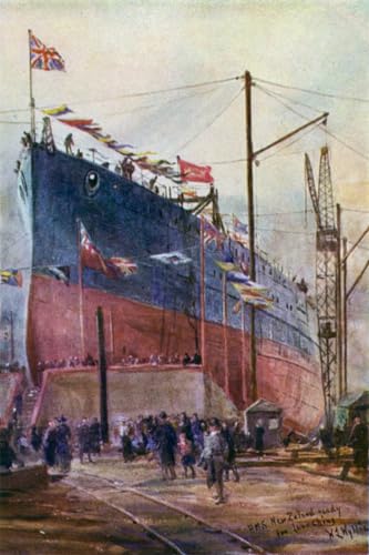 Tableau Croiseur de bataille par William Lionel Wyllie Impression Toile 60x90cm