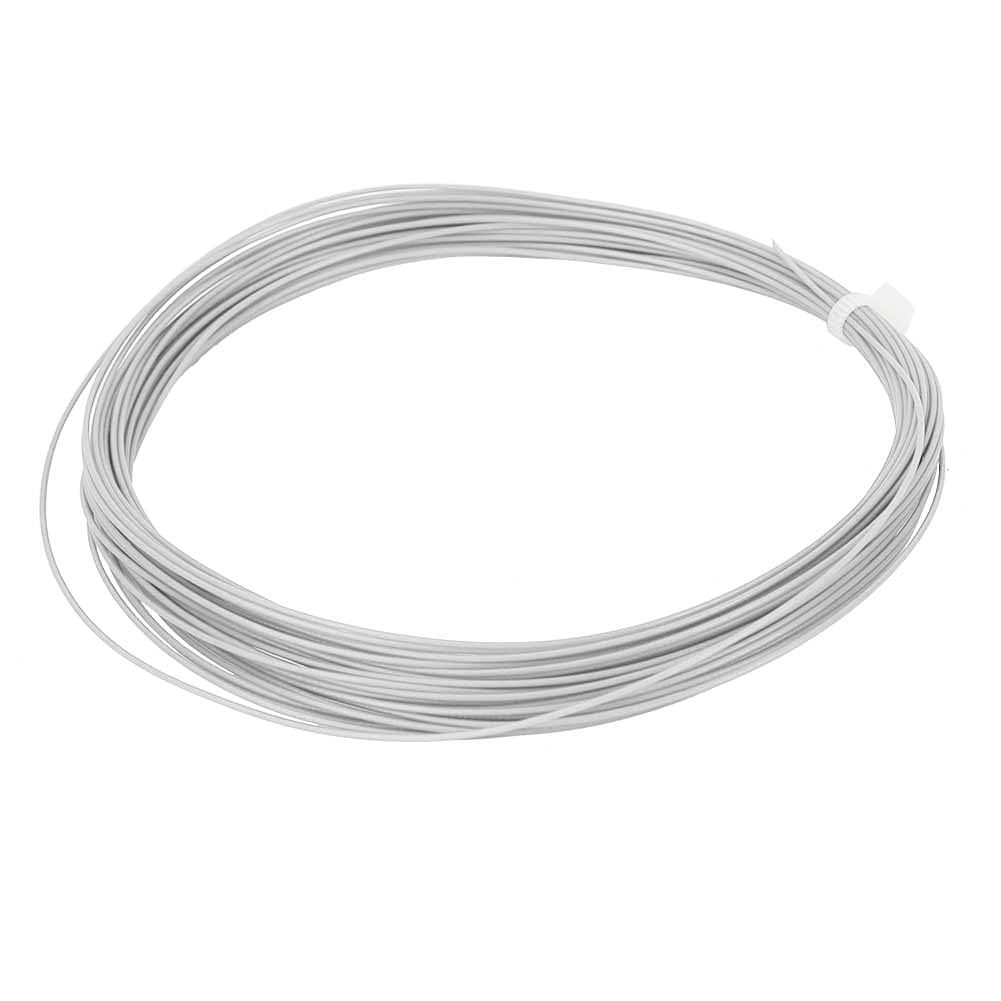 Cuerda para Raqueta de bádminton, 2 Colores, 2 Piezas, Nailon, Alta flexibilidad, línea de Cuerda para Raqueta de bádminton, línea de Repuesto para Raqueta para Entrenamiento de (White)