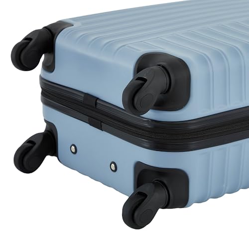 Image of French Connection 22 inch Quinn Carry-On Luggage, Dusty Blue
