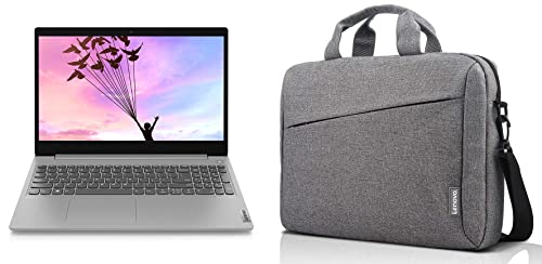 Image of Lenovo IdeaPad Slim 3 10th Gen Intel Core i3 15.6 inch(39.62cm) FHD Thin & Light Laptop (8GB /256GB SSD /UHD Graphics /Windows 11 /MS Office 2021 /Platinum Grey /1.7Kg) & Casual Laptop Briefcase T210 Grey