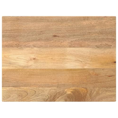 vidaXL Tischplatte, Holzplatte für Esstisch Couchtisch, Massivholzplatte Rustikales Design, Ersatztischplatte, 90x50x2,5cm Rechteckig Massivholz Mango