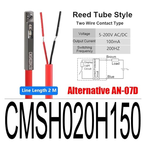 Sensor de cilindro inductivo CMSH-020-H150 para solucionar fallos de lectura 2