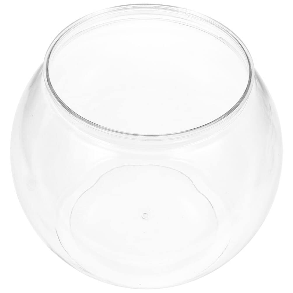 OSALADI Fish Tank Round Lotus Pot Fish Keeper Station Globe Flower Vase Round Vase Drink Bowl Transparent Fish Bowl Glass Bubble Bowl Small Fish Bowl Micro Water Tank Plastic Hydroponics