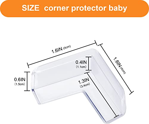 Homrealm Baby Proofing 12 Pack Corner Guards Furniture Corner & Edge Safety Bumpers Corner Covers Protectors Baby Proof Bumper & Cushion To Cover Sharp Furniture & Table Edges (L Shape) #TOP6