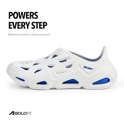 Image of Boldfit Clogs for Man, One-Piece Clogs for Men Molded Soft Eva Slipon Sliders for Men-Seamless Comfort, Lightweight Crocs Men, Cushioned, Water-Resistant, Anti Skid Mules, Unisex Everyday Footwear