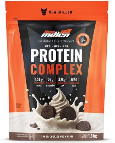 Protein Complex Premium - 1800g Refil Cookies&cream - New Millen,...