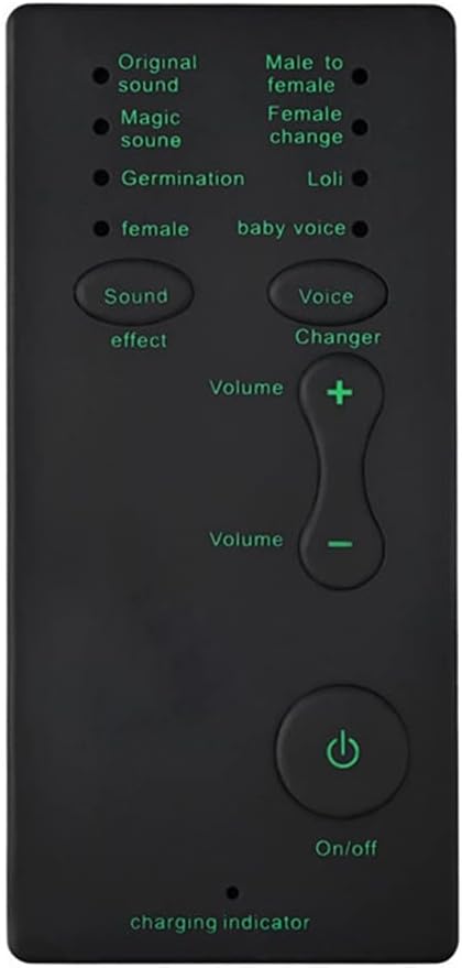 Mini Sound Card Portable Sound Effects Machine Voice Changer Device Audio Card for Live Streaming Online Chatting Singing