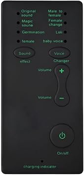 Mini Sound Card Portable Sound Effects Machine Voice Changer Device Audio Card for Live Streaming Online Chatting Singing