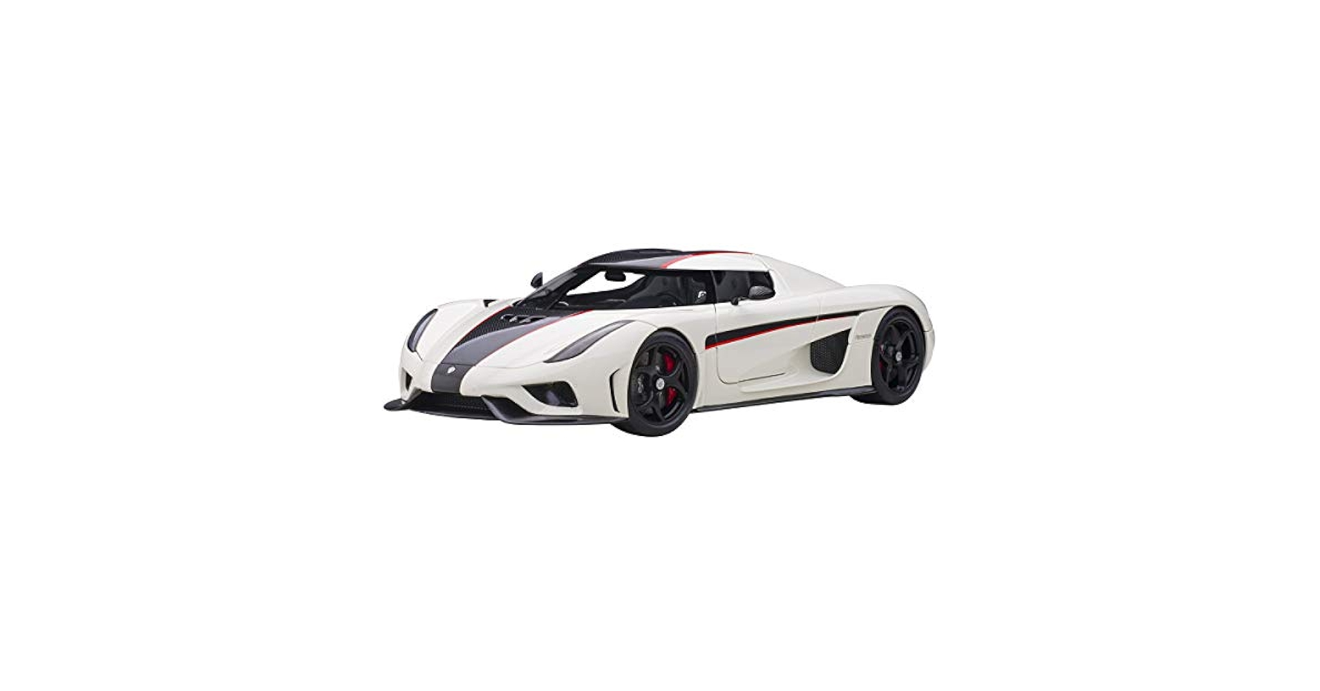 Amazon.com: Koenigsegg Regera White with Black Carbon and