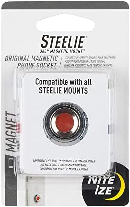 Nite Ize Original Steelie Magnetic Phone Socket - Additional Magnet for Steelie Phone Mounting Systems