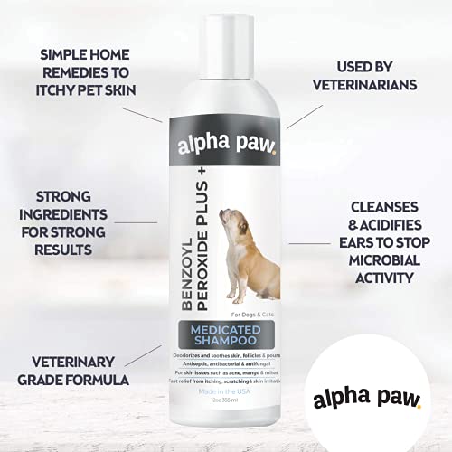Smiling Paws Pets Itch Relief Shampoo for Pets Contains Benzoyl