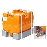 【スイコー】 スカットローリータンク100L 【完全排液型】 【25A排水バルブ付き】