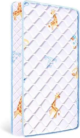 Premium Foam Dual-Sided Crib & Toddler Mattress,100% Knitted Fabric,Premium Fleece-Hypoallergenic,5"Firm Soft Crib Mattress, Non-toxic Toddler Bed Mattress Fits Standard Full-Size Cribs & Toddler Beds