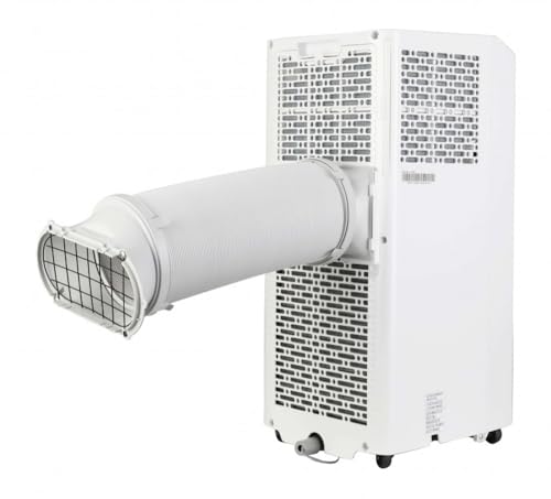 Image of Hisense Portable Air Conditioner 5000-BTU DOE (115-Volt) White Vented, Remote control, Cools 150-sq ft, 24 Hour Timer, 3-modes (Cooling, Fan, Dehumidifier), Noise Level dB 47 - AP0522CR1W (Renewed)