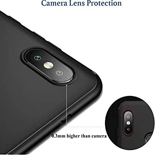 Image of Mobile Back Cover Case for Realme Narzo20 Pro (Silicone Case|CameraProtection|Black SC1510)