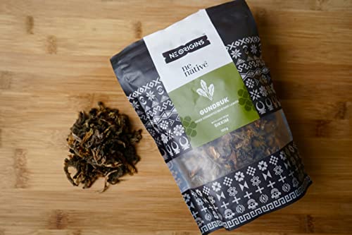 NE Origins Gundruk (Dehydrated Fermented Mustard Leaves),100 Gram