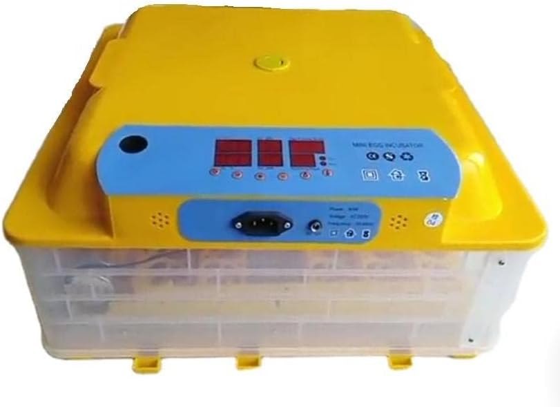 Eggs Incubator Large incubators Automatic Dual Power Incubator with auto Turner Temperature Control Incubator for Chicken Duck Goose Butter desi kadaknath Eggs Incubator (‎48 Eggs Incubator)