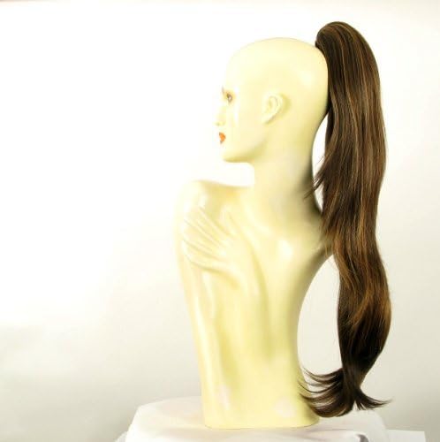 univers perruques Hairpiece Ponytail Woman 70 Cm Long Smooth Chocolate Copper Wick Ref 5 627c