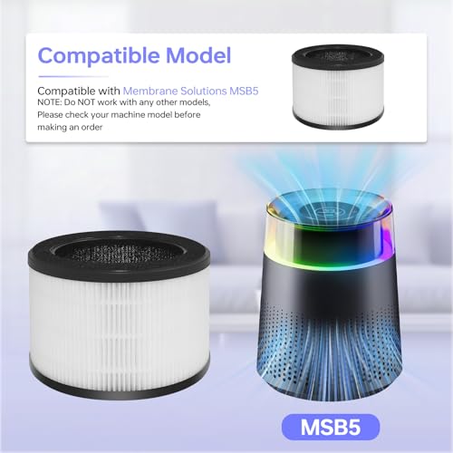 Zyxor Substituição de filtro MSB5 compatível com filtro MSB5 da Membrane Solutions, filtro verdadeir