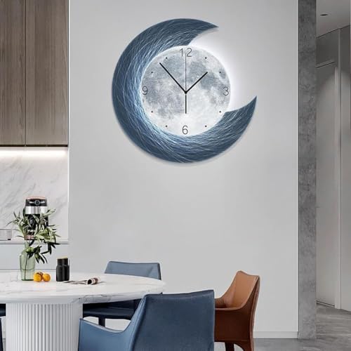 Horloge murale silencieuse LED télécommandée pour une déco moderne - 2