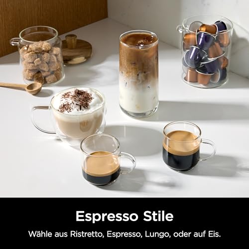 Ninja Prestige 2-in-1 Filterkaffee- und Kapselmaschine mit integriertem Milchaufschäumer, für Latte, Eiskaffee und Flat White, Grau-Metall CFN802EUGM 6
