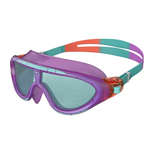 Speedo Kid's Rift Swimming Goggles, Orchid/Soft Coral/Peppermint, One Size