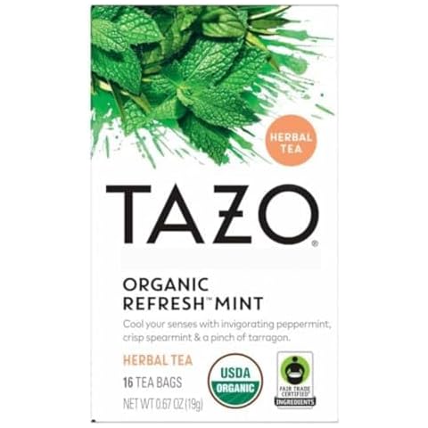 TAZO Refresh Mint Herbal Tea Bags Cover