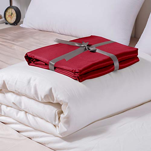 Housse de couette amovible 2 en 1 et couette 100% soie King Size gris