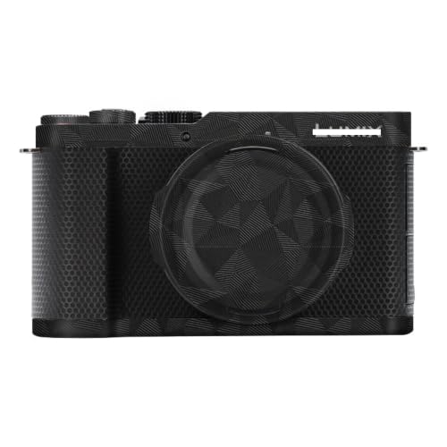 Mebont �J�����A�N�Z�T���[ LUMIX DC-L10�Ή� �J�����ɓK������ی쑕���X�e�b�J�[�ŁA�ώC�����A�ϖ��Ր���������J�����X�L���ی�t�B�����A����(Nordic Triangle Black)