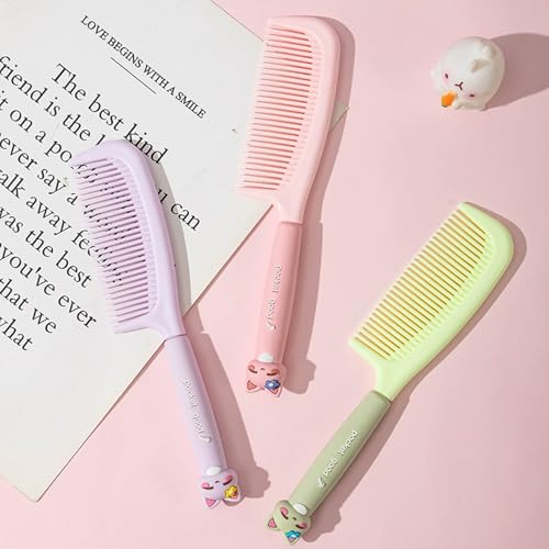3 Peines para Mujer para Desenredar con Mango Estilizado miniatura 4
