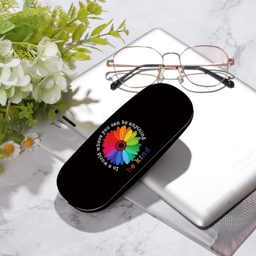 Image of Glasses Case Hard Shell,Portable Protective Eyeglasses Case, Eyeglass Holder Box with Cleaning Cloth, for men women