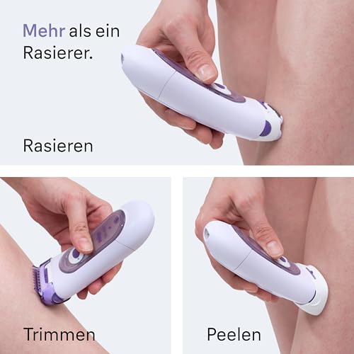 Foto von Braun Silk-epil 5-560 3-In-1 Kabelloser Elektrischer Rasierer, Trimmer- und Peeling-System, lila