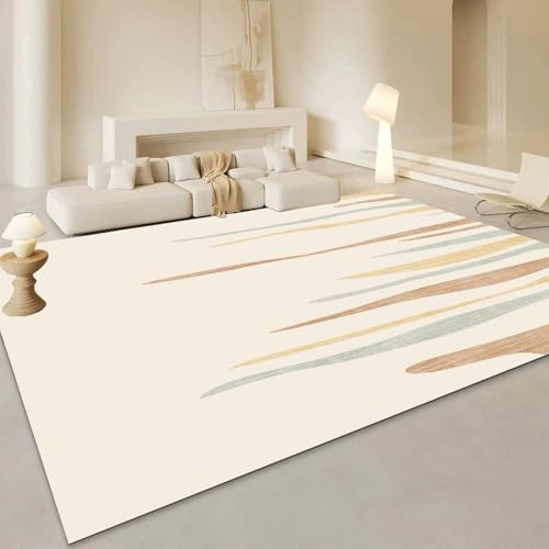 Frisence ラグマット 140×200cm 洗える 厚手 シャギーラグ カーペット 防音 防寒 滑り止め付き ふわふわ やわらかい マイクロファイバー 北欧風 モダン おしゃれ ホットカーペット・床暖房対応 ペット・子供部屋・リビング用 FRISY0