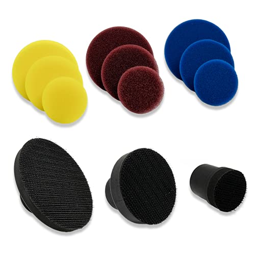 Detail King Flex PE8 Buff & Shine Backing Plate Set with Buff & Shine Pads