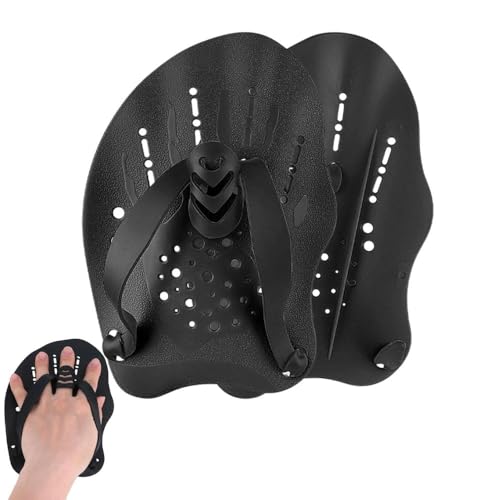2 pcs Pro Swimming Hand Paddles - Enhance Strength & Speed, Ergonomic Design, Adjustable Straps