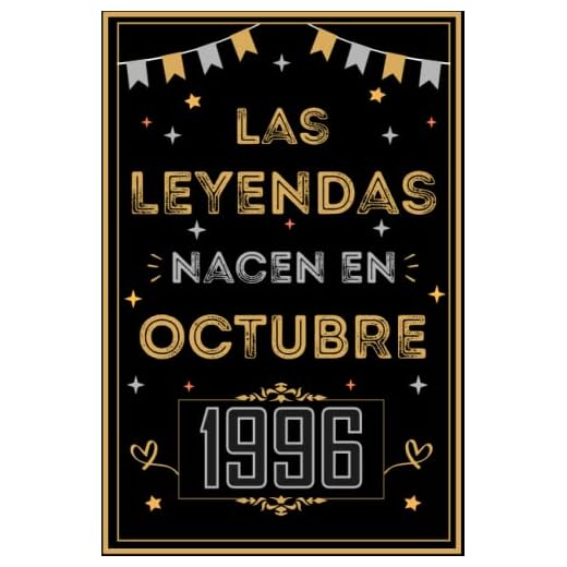 CUADERNO, LAS LEYENDAS NACEN EN OCTUBRE 1996: Regalo de 26 cumpleaños para mujeres y hombres, ideas de 26 cumpleaños... un cumpleaños... divertido, ... regalo de 26 cumpleaños para él/ella.