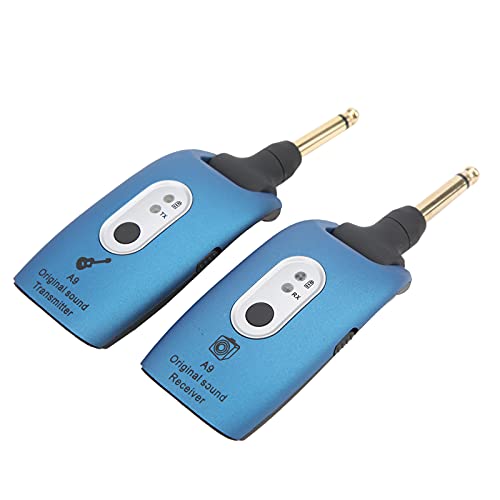 Receptor Transmisor de Guitarra Inalámbrico Eujgoov de Guitarra Inalámbrico de 2,4 GHz para bajo...
