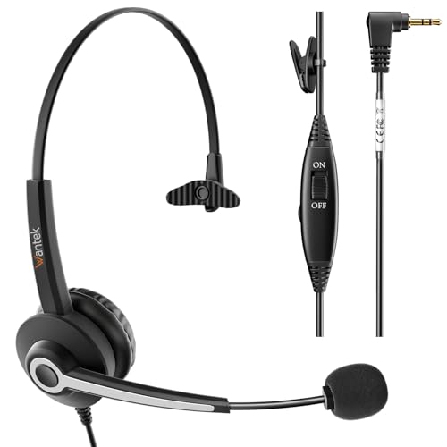 Wantek �m�C�Y�L�����Z�����O�}�C�N�t���d�b�w�b�h�Z�b�g 2.5mm�W���b�N (681)