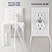 Leviton 60W (20V@2.5A+ 5V@2A) USB Dual Type A/Type-C Power Delivery in-Wall Charger with 15A Tamper-Resistant Outlet, USB Charger for Smartphones, Tablets, Laptops, T5634-W, White