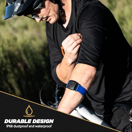 Scosche Rhythm+ 2.0 Heart Rate Monitor Armband for Running, Cycling, Exercise & Recovery with Bluetooth, ANT+, Optical Sensor for HRV & RRi Data, IP68 Waterproof Fitness Tracker with 24hr Battery Life - Thumbnail 5