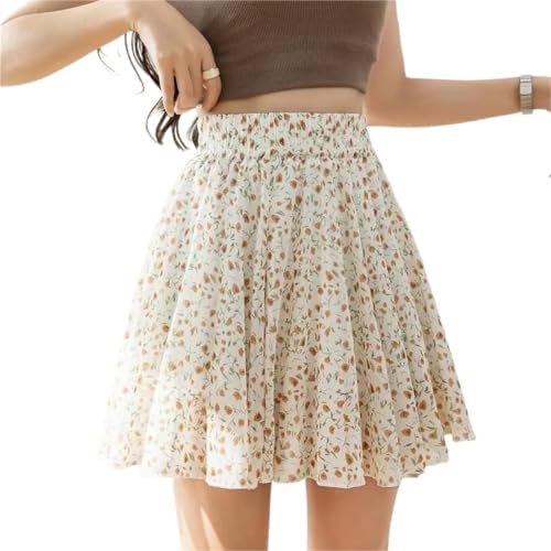 Mini jupe florale d'été fluide et short intégrés pour un pique-nique chic ou une balade en ville