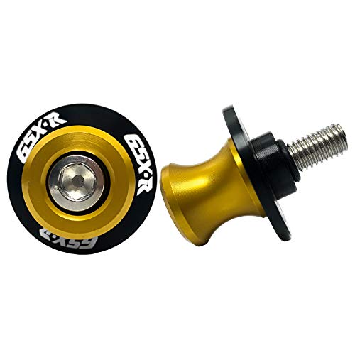 Bobinas M8 para brazo oscilante Suzuki GSXR de aluminio evitan caídas de caballete 3