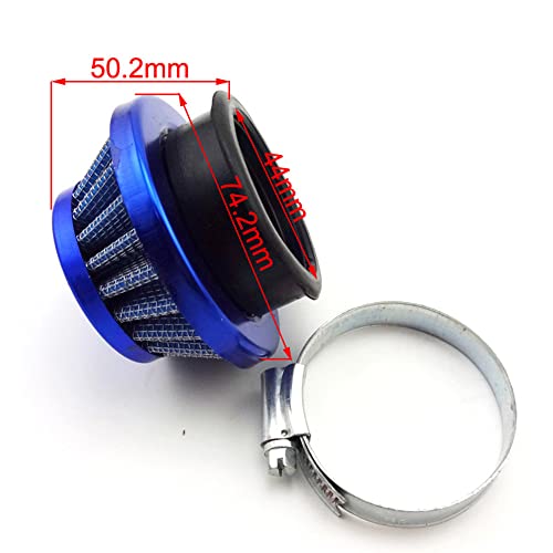 Dj-Motor Aluminum 44Mm Filter With Stack Adapter For 2 Stroke 47Cc 49Cc Engine Mini Moto Kids Atv Dirt Pocket Bike Go Kart #TOP1