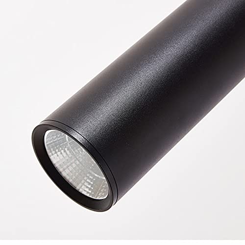 Downlight LED cilíndrico RAGGZZ mini de diseño sofisticado y tubo largo de 60 cm en negro 5