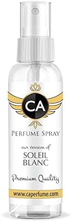 CA Perfume Impression of T. Ford Soleil Blanc For Women & Men Replica Version Fragrance Dupes Concentrated Long Lasting Eau de Parfum Spray Refillable Atomizer Bottle2 Fl Oz/60ml-X1