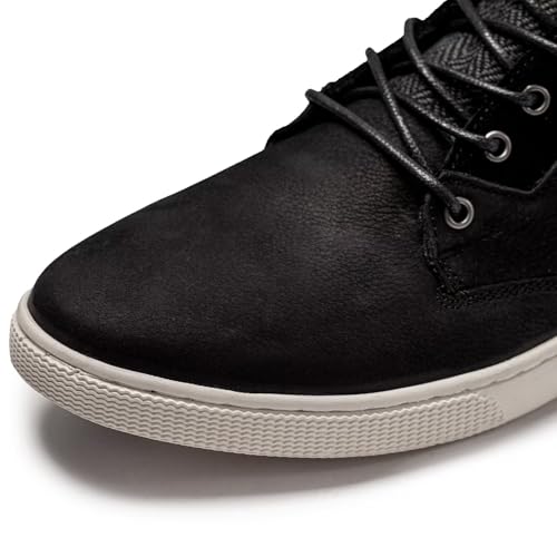 Image of Arkbird Casual Sneaker Boots, High-Top Sneakers Lace-up Leather Chukka Shoes for Men