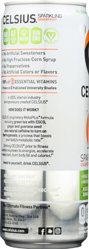 Image of Celsius Sparkling Grapefruit, 12 fl oz