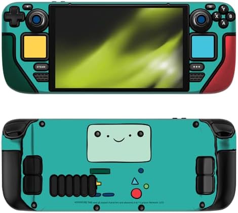 Head Case Designs Officially Licensed Adventure Time BMO Graphics Vinyl Sticker Skin Decal Cover Compatible With Steam Deck OLED