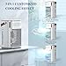 Portable Air Conditioners, 3-1 Mini Evaporative Air Cooler w/Remote, 1.2L Water Tank & 2 Ice Packs, 1-7H Timer, 5400mAh Battery With USB Charging, Personal Fan For Desktop Home Office Outdoors